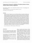 Research paper thumbnail of Suppression of meiosis by inhibitors of m-phase proteins in horse oocytes with low meiotic competence