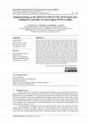 Research paper thumbnail of Implementation on the dSPACE 1104 of VOC-SVM based anti-windup PI Controller of a three-phase PWM rectifier