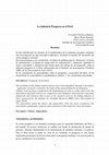 Research paper thumbnail of La industria Pesquera en el Perú