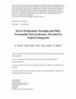 Research paper thumbnail of Severe Postherpetic Neuralgia and Other Neuropathic Pain Syndromes Alleviated by Topical Gabapentin