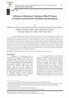 Research paper thumbnail of Influence of Resistance Training on Blood Pressure in Patients with Metabolic Syndrome and Menopause