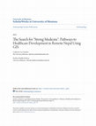 Research paper thumbnail of The Search for “Strong Medicine”: Pathways to Healthcare Development in Remote Nepal Using Gis