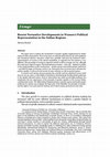 Research paper thumbnail of Recent Normative Developments in Women's Political Representation in the Italian Regions