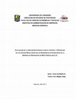 Research paper thumbnail of Universidad De Carabobo Direccion De Estudios De Postgrado Facultad De Ciencias Económicas y Sociales Maestria en Administración De Empresas Mencion Gerencia Evaluación De La Gestión Estratégica Para El Control y Predicción Mencion Gerencia Evaluación De La Gestión Estratégica Para El Control y P...