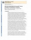 Research paper thumbnail of When does disadvantage not accumulate? : Toward a sociological conceptualization of resilience