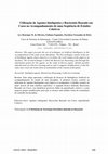 Research paper thumbnail of Utilização de agentes inteligentes e raciocínio baseado em casos no acompanhamento de uma seqüência de estudos coletivos