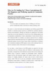 Research paper thumbnail of Who Are We Smiling For? Three Contradictions of the Happiness and Wellbeing Agenda in Community Practice