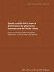 Research paper thumbnail of Queer avant la lettre: moda e performance de gênero nos autorretratos de Claude Cahun