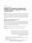 Research paper thumbnail of Después de la izquierda, el despertar del individuo: feminismo, apropiación cultural y agenda lésbica