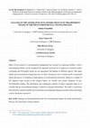 Research paper thumbnail of Analysis of the generation of economic results in the different phases of the pro-environmental change process