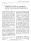 The effect of elevations in internal temperature on event-related potentials during a simple cognitive task in humans Cover Page