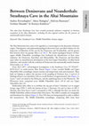 Research paper thumbnail of Between Denisovans and Neanderthals: Strashnaya Cave in the Altai Mountains