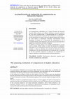 Research paper thumbnail of La planificación de evaluación de competencias en Educación Superior