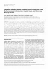 Dennettia tripetala Combats Oxidative Stress, Protein and Lipid Dyshomeostasis, Inflammation, Hepatic Injury, and Glomerular Blockage in Rats Cover Page