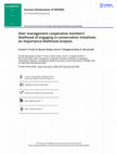 Research paper thumbnail of Deer management cooperative members’ likelihood of engaging in conservation initiatives: an importance-likelihood analysise