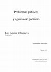 Problemas públicos y agenda de gobierno Cover Page