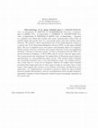 Research paper thumbnail of Microrheology of an aging colloidal glass