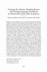 Research paper thumbnail of Crossing the Atlantic: Reading Rooms and Foreign-Language Periodicals in Nineteenth-Century Rio de Janeiro