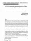 Research paper thumbnail of The COVID-19 Infodemic: Misinformation About Health on Social Media in Istanbul COVID-19 İnfodemi: İstanbul Örneklemi Kapsamında Nicel Bir Araştırma