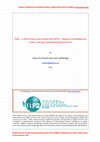 Research paper thumbnail of TiSA – a free trade area within the WTO – impact on healthcare, water, energy and municipal services