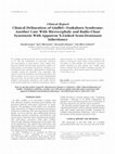 Research paper thumbnail of Clinical delineation of Giuffrè–Tsukahara syndrome: Another case with microcephaly and radio-ulnar synostosis with apparent X-linked semi-dominant inheritance