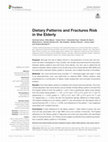 Research paper thumbnail of Dietary Patterns and Fractures Risk in the Elderly