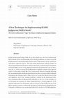 Research paper thumbnail of A New Technique for Implementing ECtHR Judgments: Will It Work?