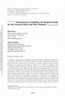 Research paper thumbnail of Asymmetries in Volatility: An Empirical Study for the Peruvian Stock and Forex Markets