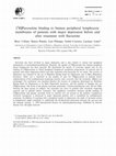 [3H]Paroxetine binding to human peripheral lymphocyte membranes of patients with major depression before and after treatment with fluoxetine Cover Page