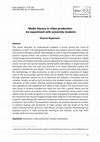 Research paper thumbnail of Media literacy in video production: An experiment with university students