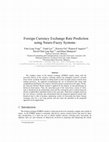 Foreign currency exchange rate prediction using neuro-fuzzy systems Cover Page