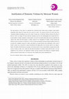 Research paper thumbnail of Justification of Domestic Violence by Mexican Women