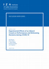 Research paper thumbnail of Experimental effects of an absent crowd on performances and refereeing decisions during Covid-19