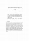 Research paper thumbnail of Review of Ontology Based Storytelling Devices