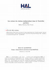 Research paper thumbnail of Les scènes du cinéma indépendant dans le Nord-Est parisien