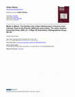 Martin V. Melosi, The Sanitary City: Urban Infrastructure in America from Colonial Times to the Present. Baltimore and London: The Johns Hopkins University Press, 2000. xii + 578pp. 95 illustrations. Bibliographical essay. $61.95 Cover Page