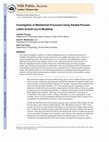 Research paper thumbnail of Investigation of Mediational Processes Using Parallel Process Latent Growth Curve Modeling