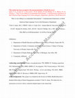 Research paper thumbnail of “They’re not willing to accommodate Deaf patients”: Communication experiences of deaf American Sign Language users in the emergency department