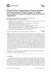 Research paper thumbnail of Exergo-Economic Optimization of Organic Rankine Cycle for Saving of Thermal Energy in a Sample Power Plant by Using of Strength Pareto Evolutionary Algorithm II