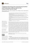 Research paper thumbnail of A Significant Solar Energy Note on Powell-Eyring Nanofluid with Thermal Jump Conditions: Implementing Cattaneo-Christov Heat Flux Model