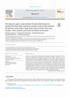 Research paper thumbnail of Develop the nano scale method of lattice Boltzmann to predict the fluid flow and heat transfer of air in the inclined lid driven cavity with a large heat source inside, Two case studies: Pure natural convection & mixed convection