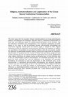 Research paper thumbnail of Religion, Institutionalization and Legitimation of the Creed: Beyond Institutional Fundamentalism