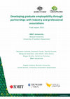 Developing graduate employability through partnerships with industry and professional associations Cover Page