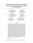 Research paper thumbnail of On the Effectiveness of Bayesian AutoML methods for Physics Emulators