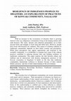 Research paper thumbnail of Resilience of Indigenous Peoples to Disasters: An Exploration of Practices of Konyak Community, Nagaland