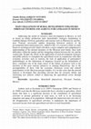 Research paper thumbnail of Main Challenges of Rural Development Strategies Through Tourism and Agriculture Linkages in Mexico