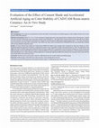 Evaluation of the Effect of Cement Shade and Accelerated Artificial Aging on Color Stability of CAD/CAM Resin-matrix Ceramics: An In Vitro Study Cover Page