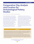 Research paper thumbnail of Comparative Clay Analysis and Curation for Archaeological Pottery Studies