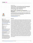 Research paper thumbnail of ZooArchNet: Connecting zooarchaeological specimens to the biodiversity and archaeology data networks