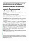 Research paper thumbnail of Pharmacological evidence of Vitex thyrsiflora, Entandrophragma cylindricum, and Anonidium mannii used for the management of inflammation in Cameroon